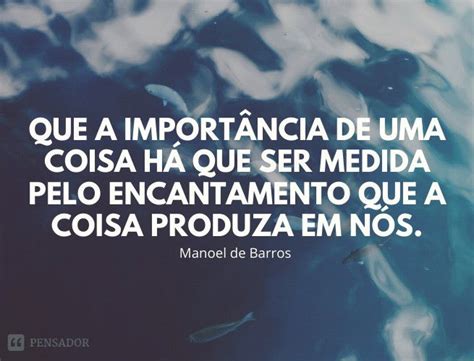 Os 20 melhores poemas de Manoel de Barros, 