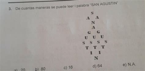 De Cuantas Maneras Se Puede Leer I Palabra San Agustin B