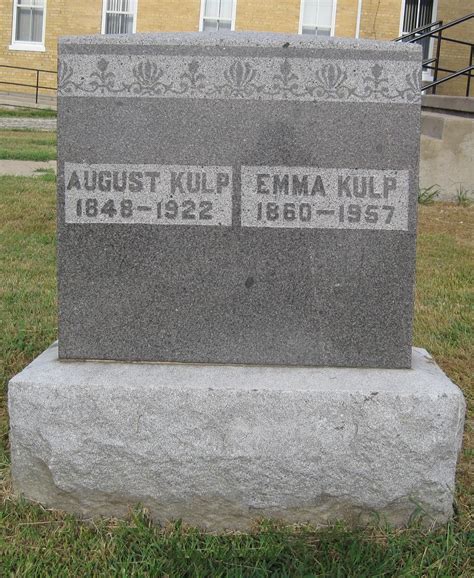 August Joseph Kulp Find A Grave Memorial