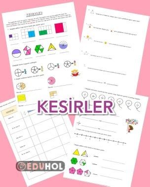 4 Sınıf Matematik Dersi Kesir Eduhol Etkinlik İndir Oyun Oyna