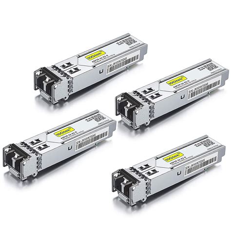 Amazon.com: 10Gtek Gigabit 多模組 SFP 1000Base-SX LC 光纖模組, 850nm MMF, 高達 ...