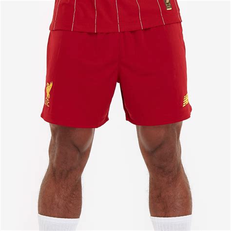 New Balance Liverpool Fc Home Short Red Mens Replica Shorts