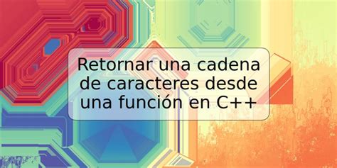 Retornar una cadena de caracteres desde una función en C TRSPOS