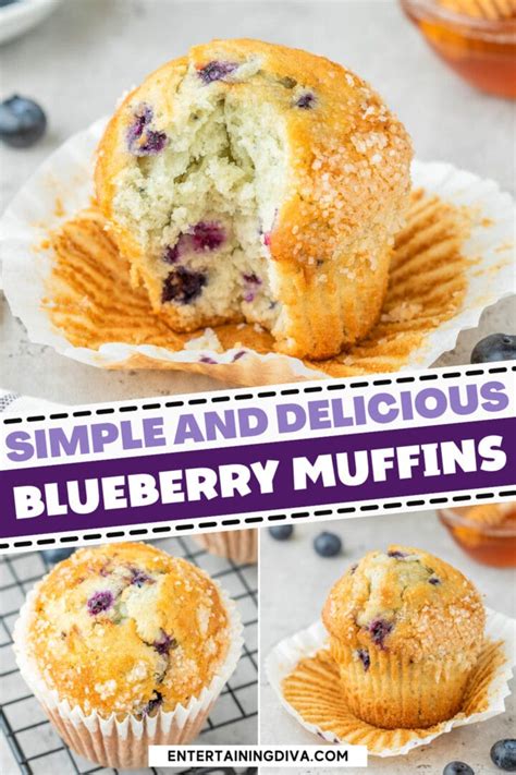 Easy Homemade Blueberry Muffins