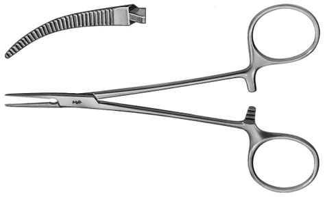 Ae Bh R Halsted Mosquito Artery Forceps Curved Mm Austos