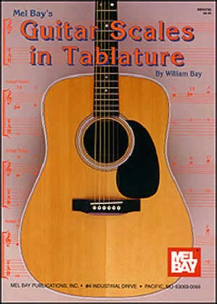 Guitar Scales In Tablature By William Bay Guitar Tablature Sheet Music Sheet Music Plus