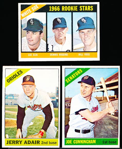 Lot Detail 1966 Topps Bb 3 Diff His