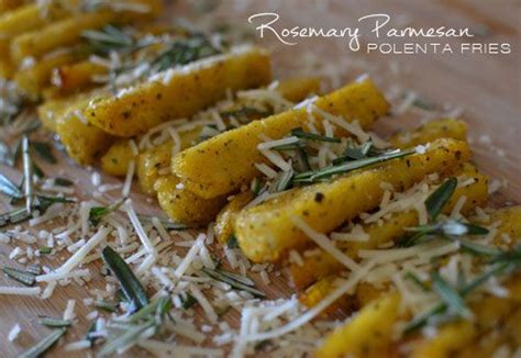 Rosemary Parmesan Polenta Fries Casual Glamorous Food Polenta