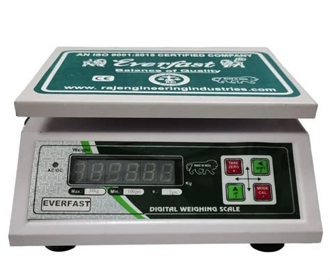 Everfast Retail Weighing Scale Ms Body M S Body Table Top Scale