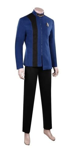 Star Cosplay Trek Discovery 4 Cosplay Hombre Uniforme Azul Cuotas Sin