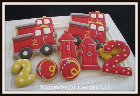 Nanny's Sugar Cookies LLC: Fire Truck Birthday Party...