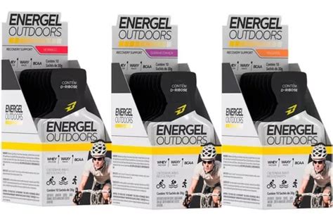 Kit X Caixas Gel Energel Outdoors Sach S Body Action Sabor