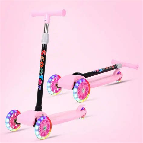 Scooter Plegable Infantil Con Luces Multicolor InCompras Store