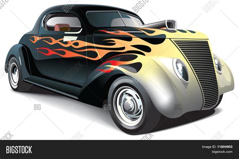 Hot Rod Flame Vector & Photo (Free Trial) | Bigstock