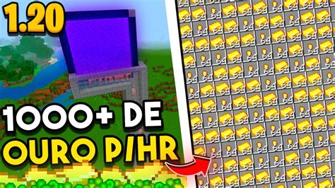 Farm De Ouro E Xp Mais F Cil E Eficiente Do Minecraft Bedrock