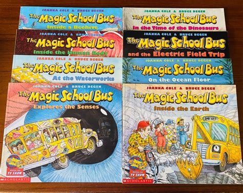 The Magic School Bus Joanna Cole Collection of 8 Vintage Softcover ...