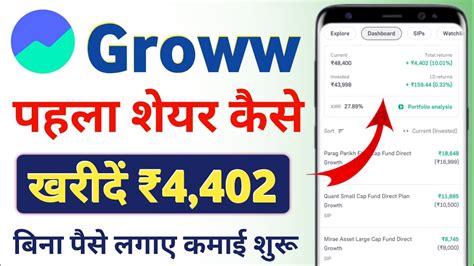 Groww App Se Pahal Share Kaise Kharide Groww App Me Pahala Share Buy