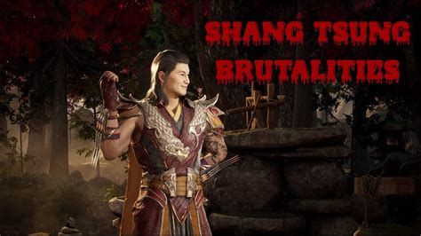 Shang Tsung Brutalities Tutorial Mortal Kombat Youtube