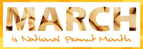 Wandering Brook Food For Thought March Is National Peanut Month