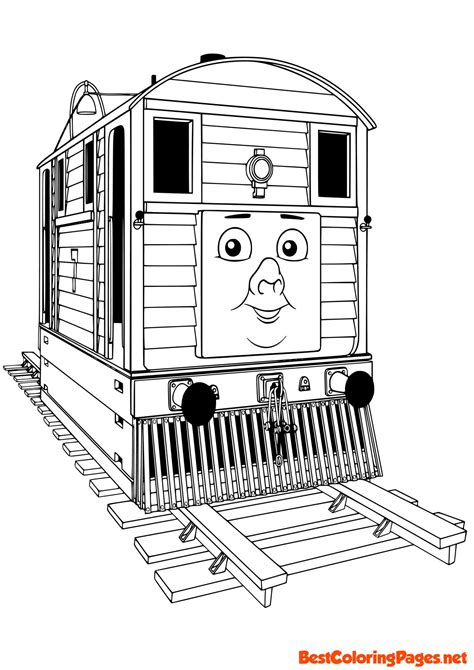 Thomas the Train Coloring Page - Free printable coloring pages