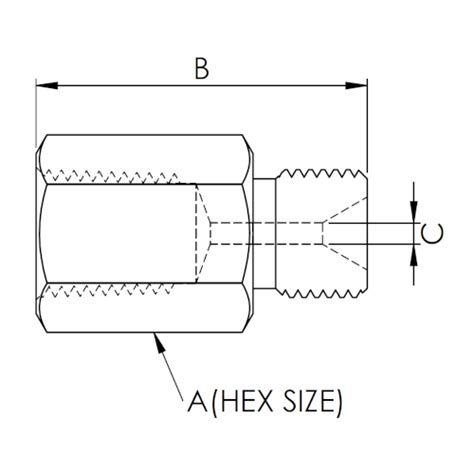 Npt Female To Type M Male Adapter Pressurelinks