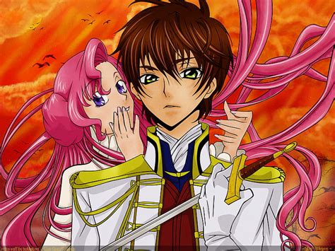 The Last Whisper Code Geass Euphemia Pink Hair Princess Knight Suzaku Hd Wallpaper Peakpx