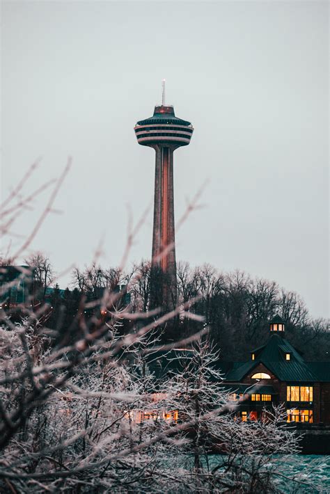 Skylon Tower under Gloomy Sky · Free Stock Photo