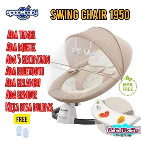 Jual SPACE BABY BOUNCER SWING AYUNAN SWING OTOMATIS TABLE AYUNAN KURSI