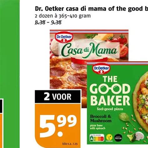 Dr Oetker Casa Di Mama Of The Good Baker Aanbieding Bij Poiesz