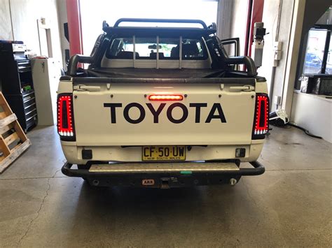 Smoked Black Led Tail Lights Suitable For Toyota Hilux N Grandtek Auto