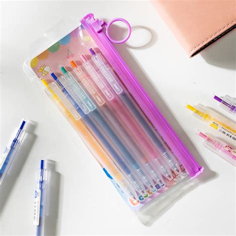 Deli Delight Gel Pen Multiple Colour Gel Ink Pen Mm Smooth Writing