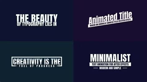 Text Animation Videohive Myvfxpro