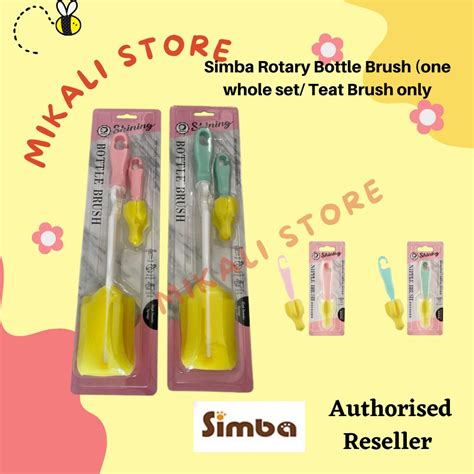 Ready Stock Simba Rotary Bottle Brush High Density Sponge Teat