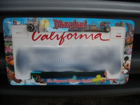 Disney License Plate Frame By Brinatello On Deviantart