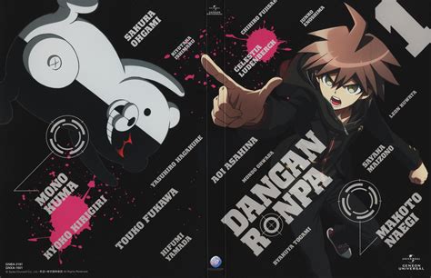 Dangan Ronpa (Monokuma, Makoto Naegi) - Minitokyo