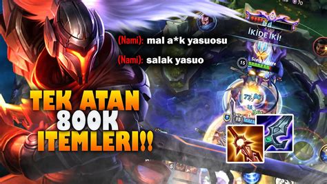 Wild Rift HAKARET ETTILER PARÇALADIM TEK ATAN YASUO BUILDI YOK