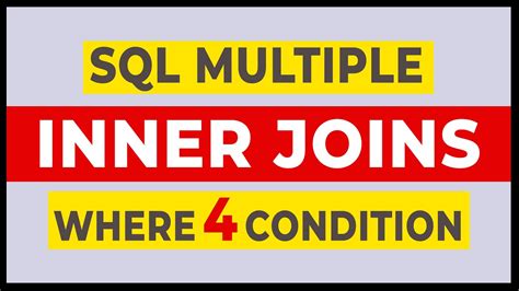 Sql Multiple Joins With Multiple Where Condition Youtube