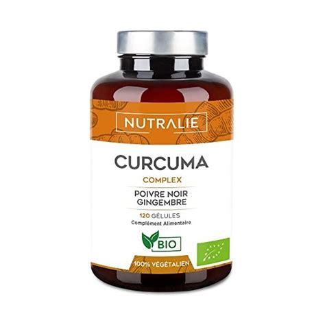 CURCUMA BIO Gélules Pipérine et Curcumine 1300mg Haute Dose P