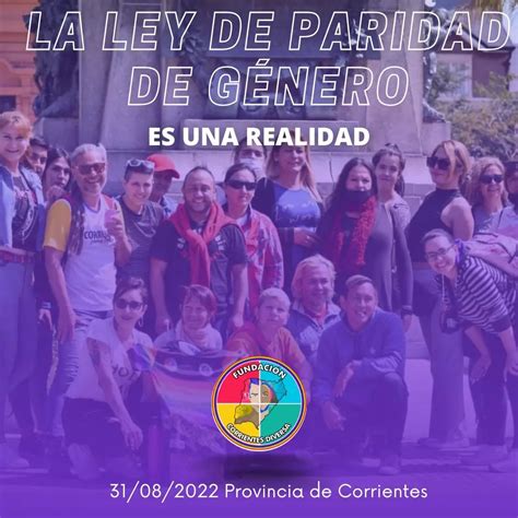 Corrientes Diversa celebró la aprobación de la Ley de Paridad de Género