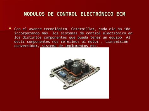 PPT MODULOS DE CONTROL ELECTRÓNICO ECM DOKUMEN TIPS