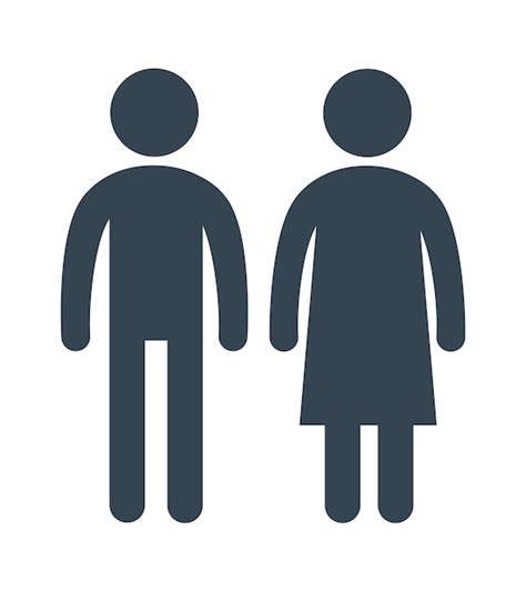 Premium Vector Man And Woman Icon