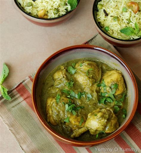 Coriander Chicken Curry Yummy O Yummy