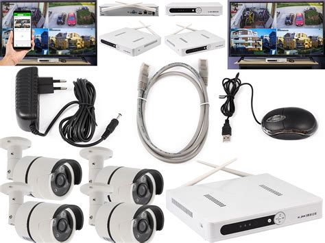 MONITORING WIFI REJESTRATOR 4 KAMERY HD ANDROID - Sklep, Opinie, Cena w ...