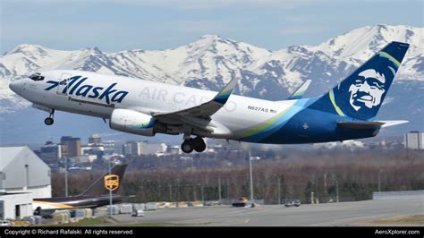 N627as Alaska Air Cargo Boeing 737 700bdsf By Richard Rafalski Aeroxplorer Photo Database