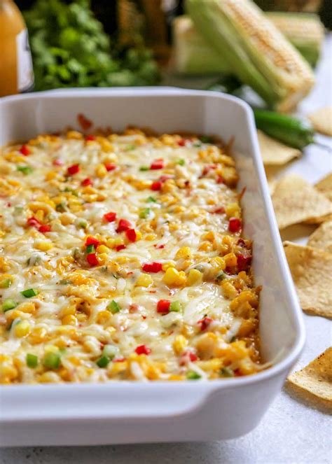 Tex Mex Hot Corn Dip Kevin Is Cooking