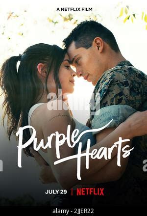 PURPLE HEARTS, from left: Sofia Carson, Maxwell Flanders, 2022 ...