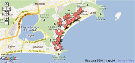 Copacabana Map