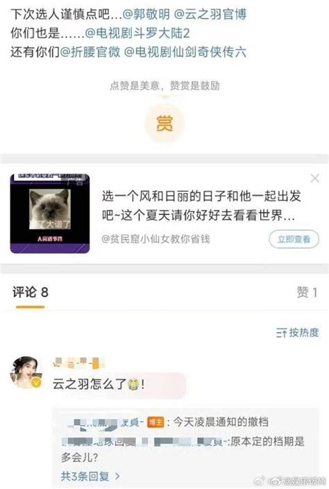 储子竣待播剧：虞书欣 张凌赫《云之羽》 云之羽 张凌赫 虞书欣 新浪新闻