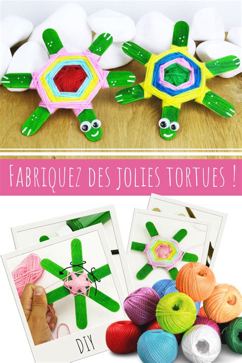 Tortues avec bâtonnets de glace Tutos Animaux 10 Doigts Batonnet