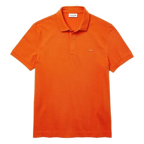 Áo Polo Nam Lacoste Mens Stretch Cotton Smart Paris Ph5522 Màu Cam